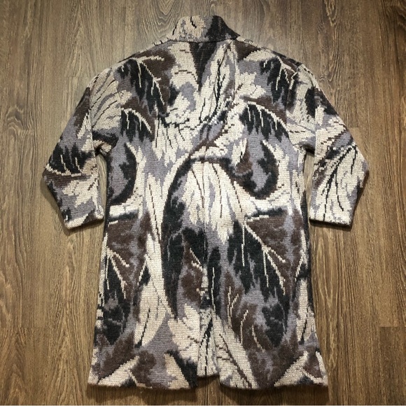 Vintage Wool & Mohair Long Open Front Cardigan - Picture 15 of 17